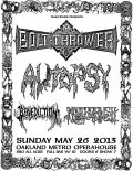 Bolt Thrower! Autopsy! Benediction! Noothgrush!