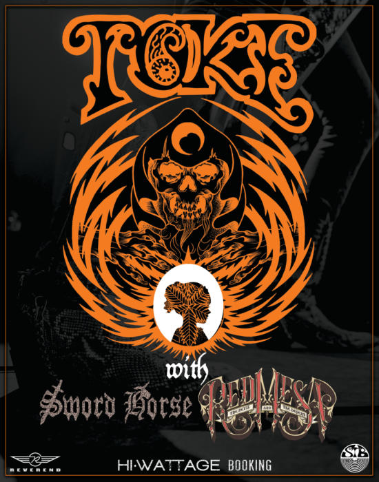 Toke At Sister With Red Mesa And Sword Horse Sister