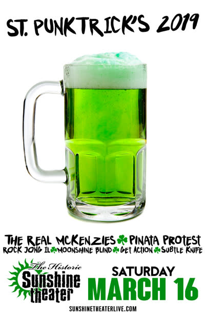 St Punktrick S Day The Real Mckenzies Pinata Protest