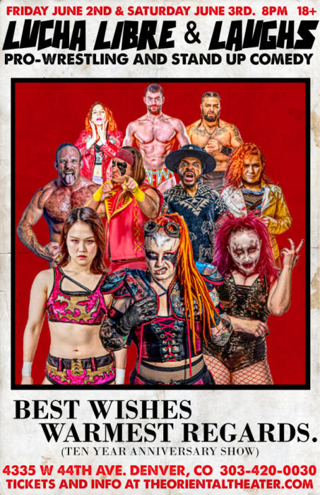 The Oriental Theater - Lucha Libre & Laughs Ten Year