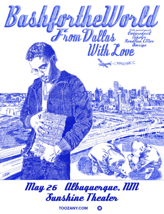 BASHFORTHEWORLD From Dallas With Love Tour @ Sunshine Theater