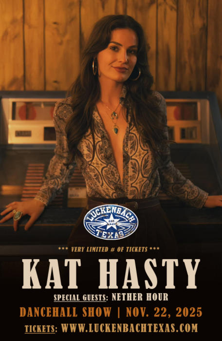 Kat Hasty + Nether Hour DANCEHALL SHOW (Limited # of @ Luckenbach