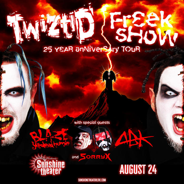 Twiztid * Blaze Ya Dead Homie * ABK * Sorry @ Sunshine