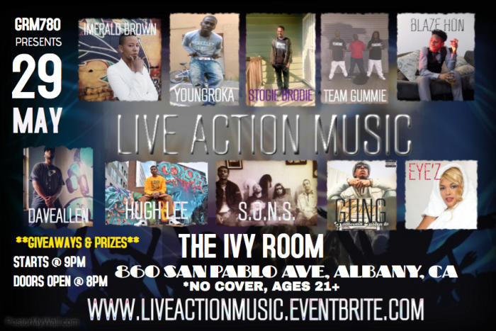Live Action Music The Ivy Room Albany Ca May 29th 2016