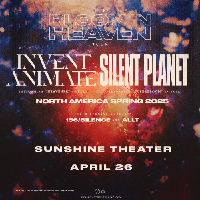 Invent Animate * Silent Planet * 156/Silence * Allt * @ Sunshine