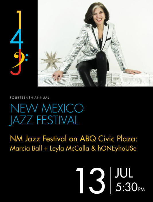 Nm Jazz Festival On Abq Civic Plaza Featuring Leyla Mccalla