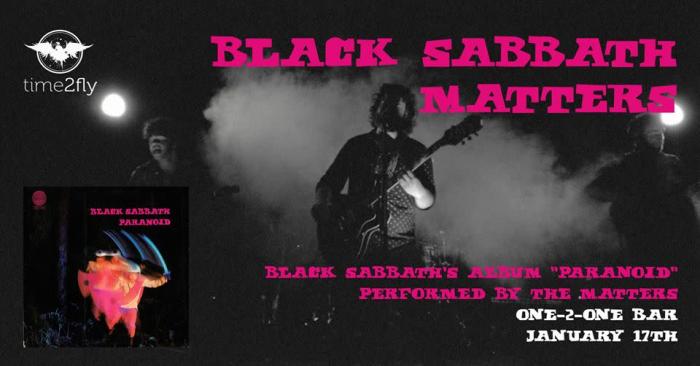 The Matters Perform Black Sabbath Paranoid W Corbella