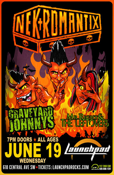 Nekromantix * Graveyard Johnnys * Mr Right & The Leftovers