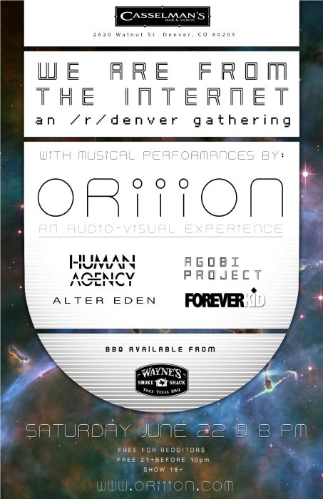 We Are From The Internet  /r/ denver meetup