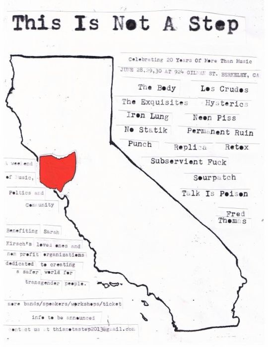 This Is Not A Step: Los Crudos, Talk Is Poison, No Statik, Coke Bust, Hysterics, Pillage, Permanent Ruin, Hunting Party