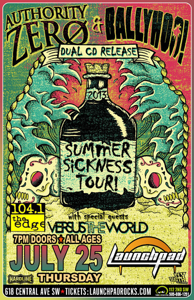 Authority Zero * Ballyhoo! * Versus The World