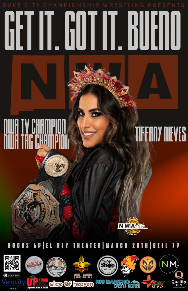 NWA New Mexico: Duke City Championship Wrestling Presents: Get it. Got it. Bueno Flyer
