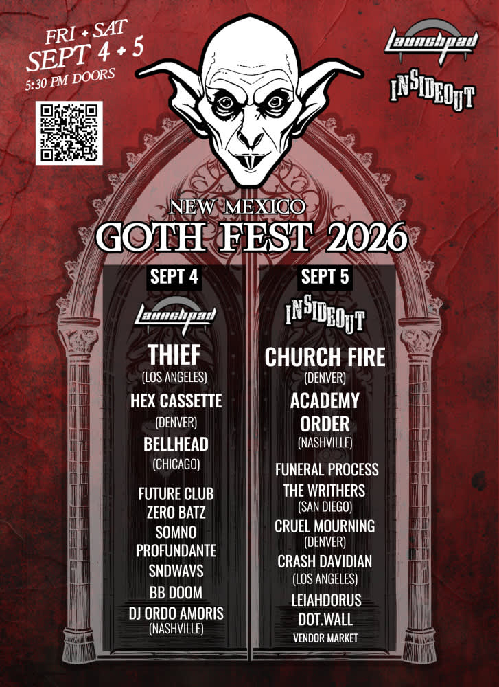 New Mexico Goth Fest 2026 - NIGHT 2