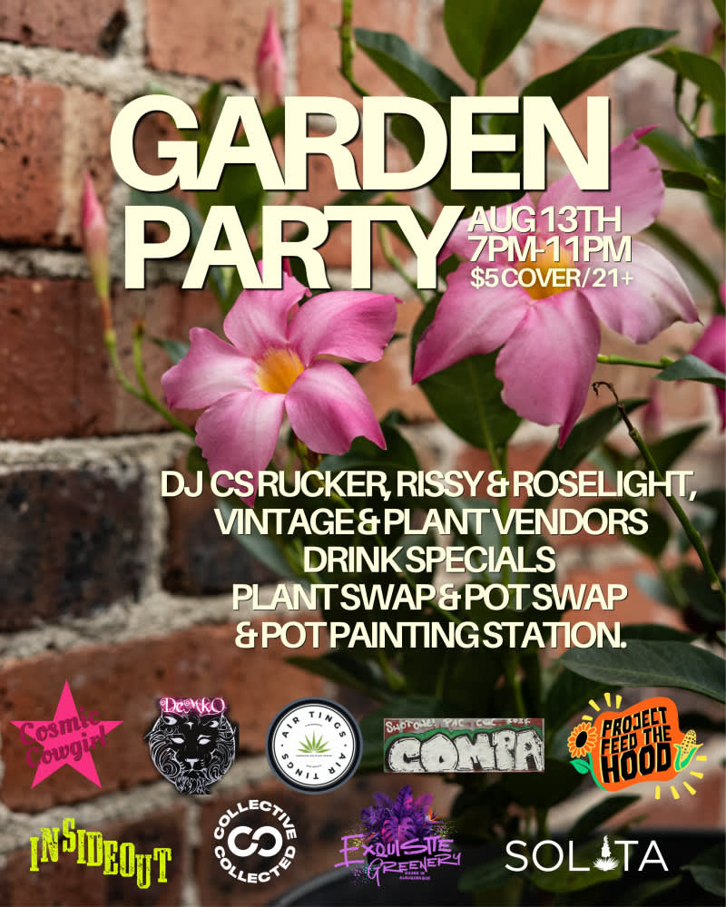 Collective & Collected Garden Party * Rissy * CS Rucker * DJ Roselight *