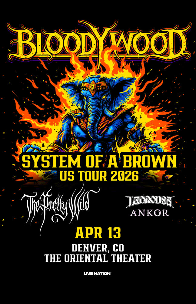 The Oriental Theater - Bloodywood - System Of A Brown Tour 2026