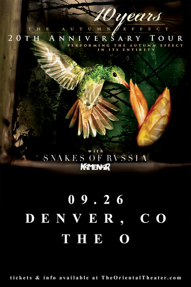 The Oriental Theater - 10 Years - The Autumn Effect - 20th