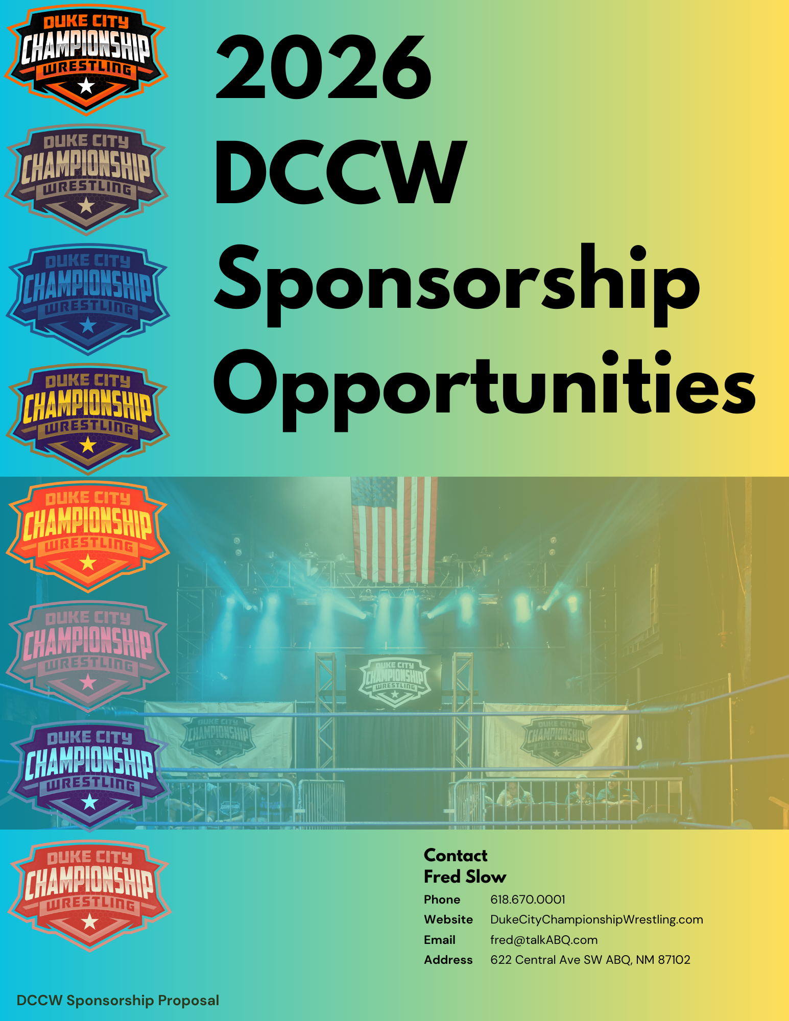 DCCW Sponsorship Proposal Page 1