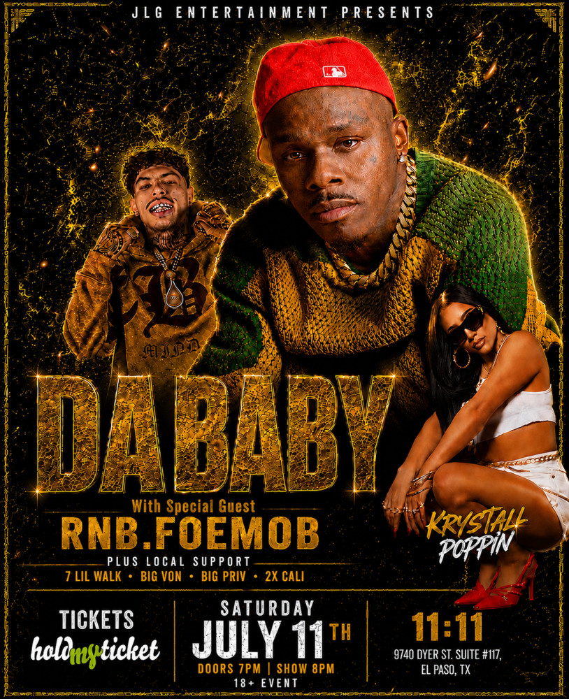 DA BABY EL PASO @ 11:11 EPTX 2026-07-11 19:00:00