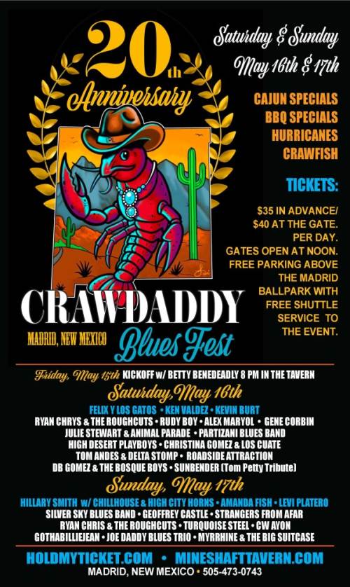 20th Annual CrawDaddy Blues Fest 