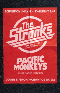 Pacific Monkeys (Arctic Monkeys Tribute) w/ The Stronks (The Strokes Tribute)
