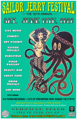 Sailor Jerry Festival 2026 - with The Angry Samoans and many more mainland & local performers!