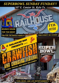 SUPER BOWL Sunday Funday - Crawfiosh and Cruisers Festival with DJ Skillz