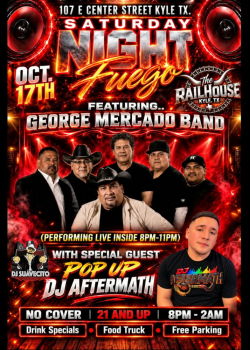 Saturday Night Fuego with DJ Aftermath and the George Mercado Band