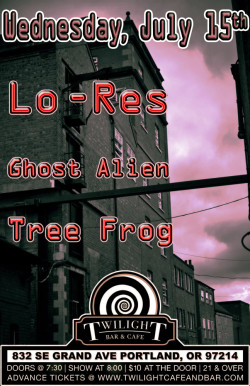 lo-res w/ Ghost Alien, Tree Frog