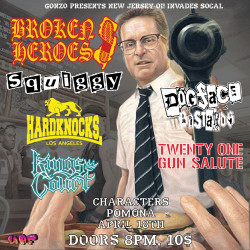 New Jerseys own BROKEN HEROES, SQUIGGY