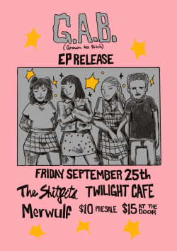 G.A.B (Record release) w/ The Shitfits, Merwulf