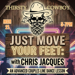JUST MOVE YOUR FEET : AN ADVANCED COUPLES LINE DANCE LESSON 