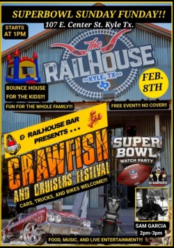 SUPER BOWL Sunday Funday - Crawfiosh and Cruisers Festival with DJ Skillz