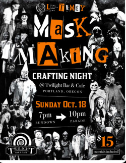 Goth Craft Night-Mask Making