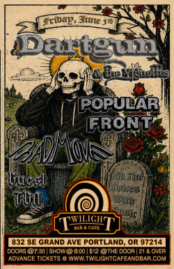 Dartgun & The Vignettes w/ Popular Front, Bad Move