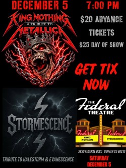 Tributes to Metallica, Halestorm, and Evanescence