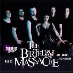 The Birthday Massacre * Daedric * No Manners