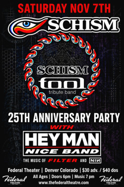 Tool Tribute: Schism 25th Anniversary Party 
