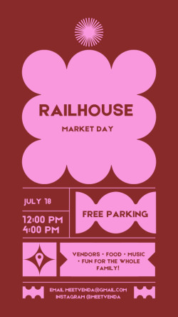 The Railhouse Market Day