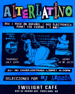 Alter Latino Night-Ska, Rock En Españole, 90