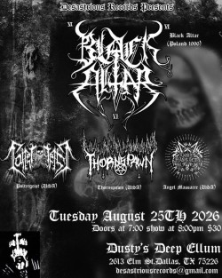 Black Altar w/ Poltergeist + Thornspawn + Angel Massacre