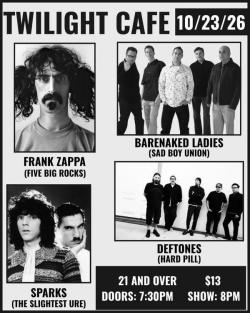 Halloween Cover Show w/ Hard Pill (Deftones),The Slightest Ure (Sparks), Sad Boy Union (Bare Naked Ladies), Five Big Rocks (Frank Zappa)