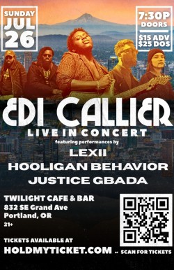 Edi Callier w/ Justice Gbada, Hooligan Behavior, Lexii