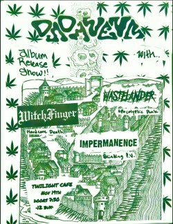 Downstem (Album Release Show) w/ Impermanence, Wastelander, Witch Finger