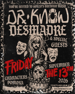 Gonzos Bday Bash w/Dr. KNOW,DESMADRE