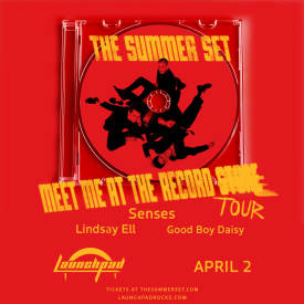 The Summer Set - Meet Me At The Record Tour  Flyer