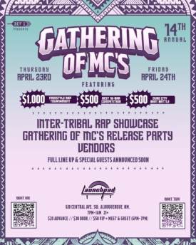 14th Annual Gathering of MCs (Night 1) Flyer