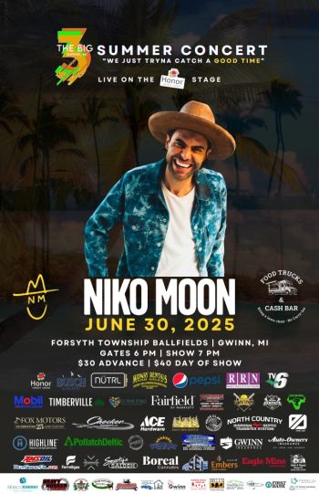 NIKO MOON Gwinn @ Forsyth Township Ballfields 2025-06-30 19:00:00
