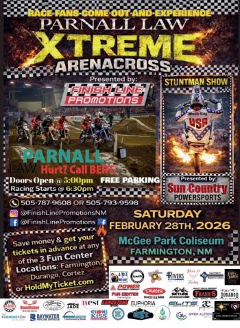 Parnall Xtreme Arenacross & Stunt Man Show Farmington @ Mcgee Park