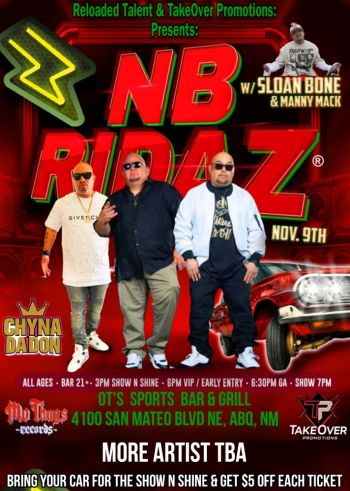 NB Ridaz Albuquerque @ OT Sports Bar & Grill 2025-11-09 19:00:00