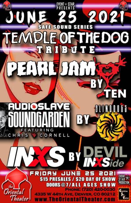 The Oriental Theater - Ten - Pearl Jam tribute